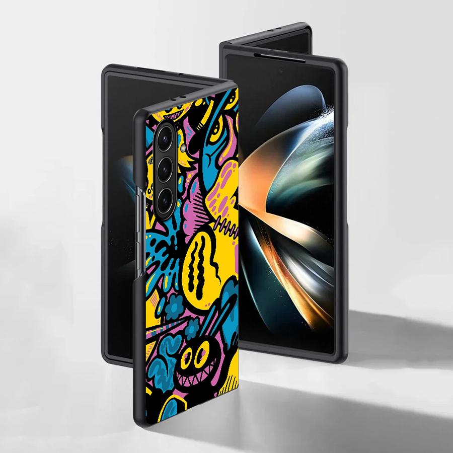 การ์ตูน Graffiti Design สําหรั - Phone Cases Z Fold 4 บทวิจารณ์และราคา