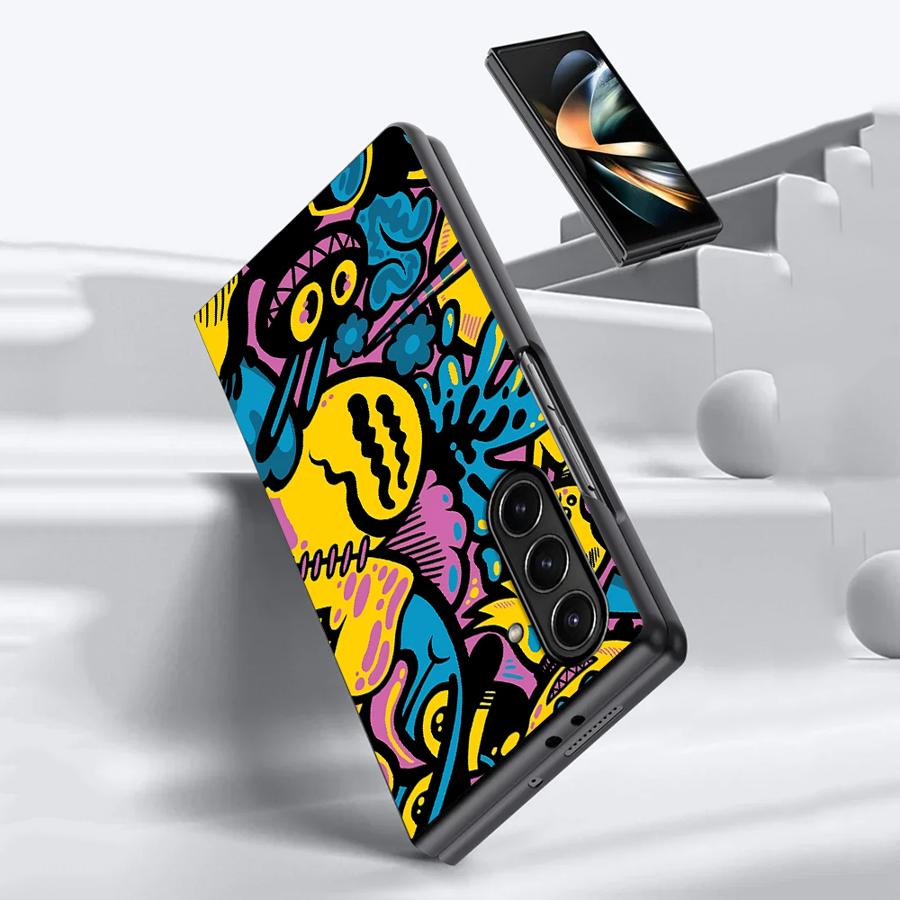 การ์ตูน Graffiti Design สําหรั - Phone Cases Z Fold 4 บทวิจารณ์และราคา