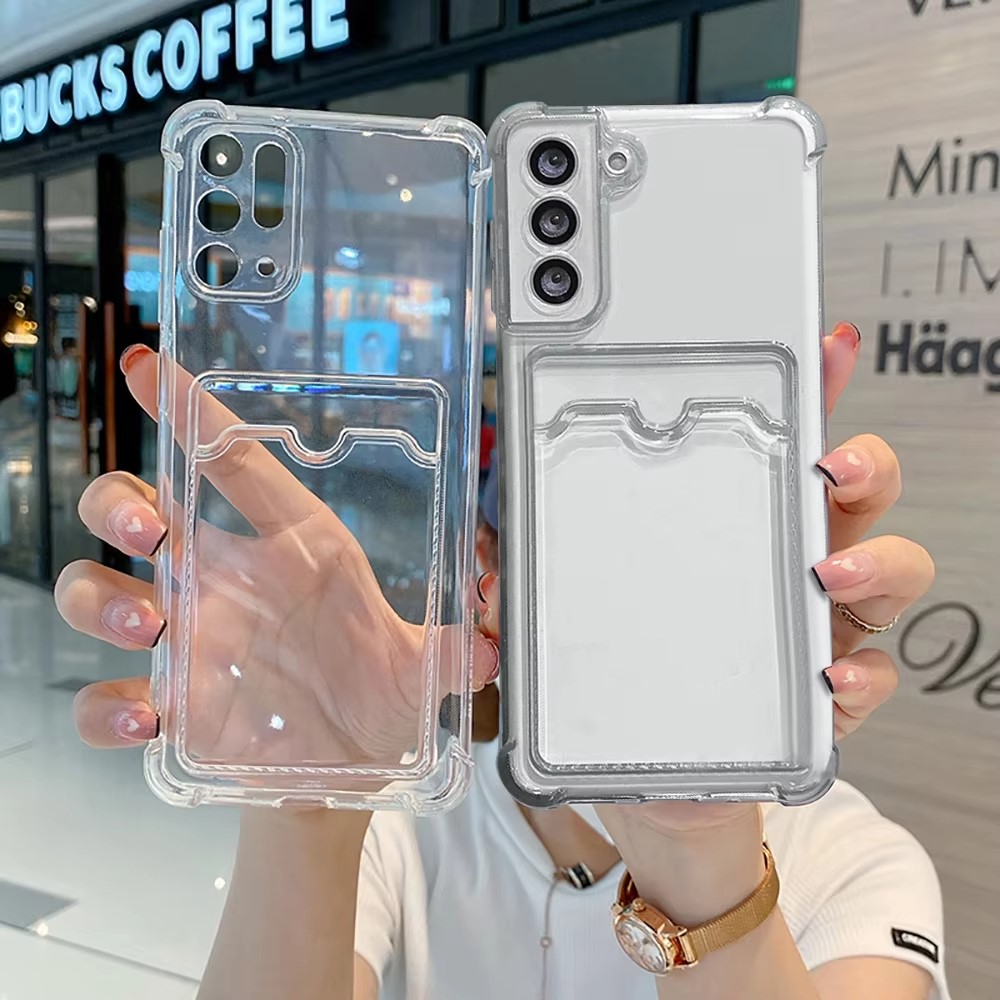 เคสโทรศัพท์ซิลิโคนใสแบบมีช่องใ - Phone Cases With Pictures บทวิจารณ์และราคา