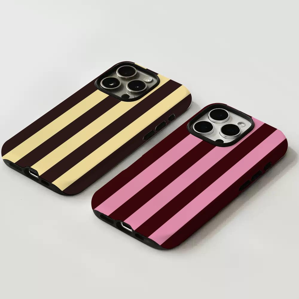 เคสโทรศัพท์ลายทางสีแนวนอนแฟชั่ - Phone Cases Iphone 17 Pro บทวิจารณ์และราคา