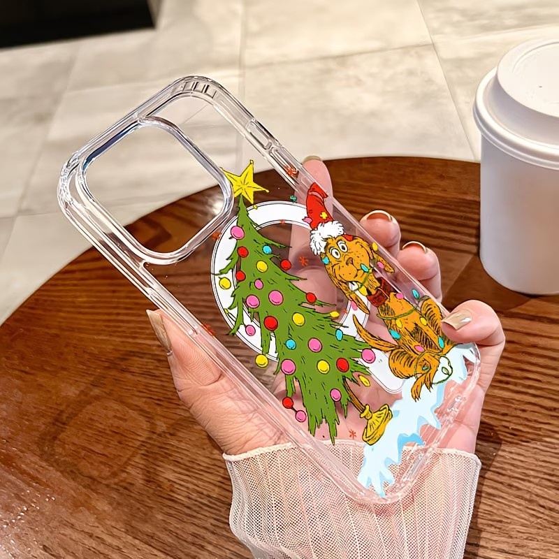 เคสโทรศัพท์ใสลายปาร์ตี้คริสต์ม - Clear Magsafe Case บทวิจารณ์และราคา