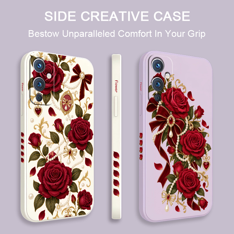 เคสโทรศัพท์ลายดอกไม้สุดหรู สำห - Phone Cases Drop Proof บทวิจารณ์และราคา