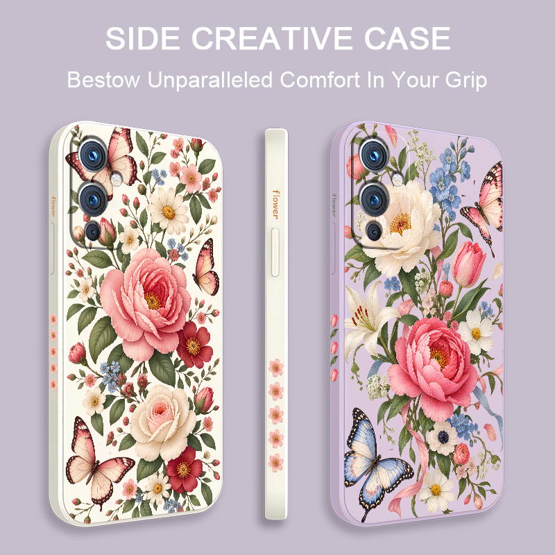 เคสโทรศัพท์ลายดอกไม้และผีเสื้อ - Phone Cases Drop Proof บทวิจารณ์และราคา
