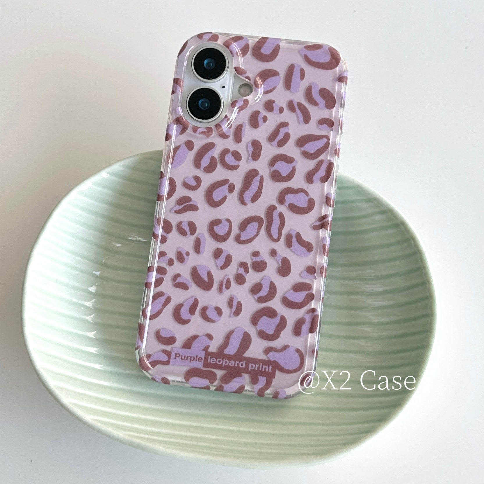 เคสโทรศัพท์ลายเสือดาวสีม่วงอ่อ - Phone Cases Leopard Print บทวิจารณ์และราคา